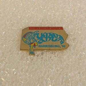 Vintage Cymanfa Ganu Welsh National Hymn Festival Harrisburg PA '95 Lapel Pin